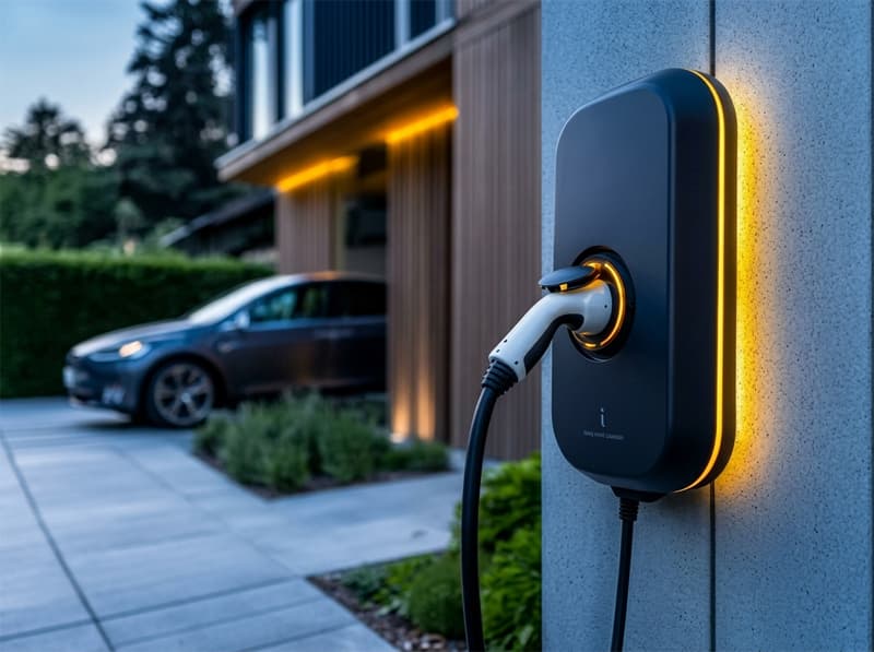 Instalación de punto de recarga para coche eléctrico en Meis